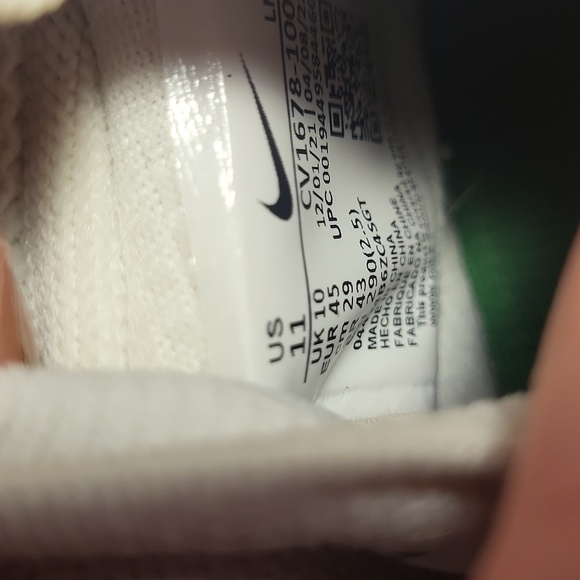 Nike Vapor 360 Pro, Oregon Ducks, Green metallic white black, Football Cleats - Picture 6 of 6